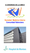 X Congreso de la Sociedad de Medicina Interna de la Comunidad Valenciana