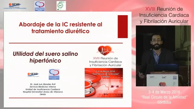 Taller 3: Abordaje del paciente con insuficiencia cardiaca resistente al  tratamiento diurético. Utilidad del suero salino