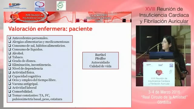 Visión multidisciplinaria de la IC. La Enfermera 