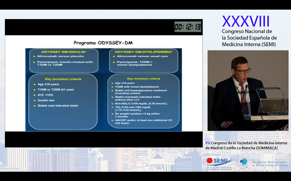 Alirocumab en el paciente diabético con hipercolesterolemia