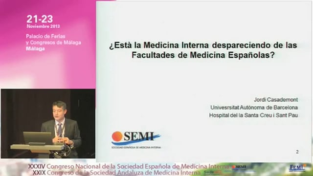 Patología General como paradigma de la enseñanza de la Medicina Interna en el grado