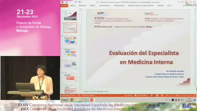 La Evaluación del Especialista en Medicina Interna