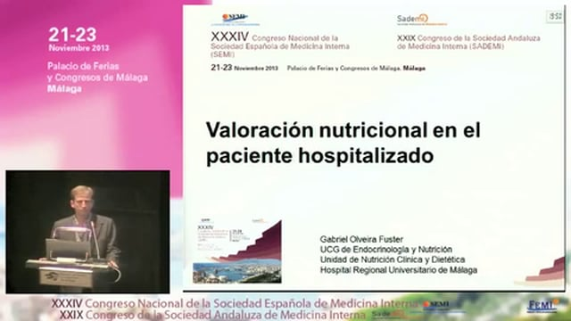 Valoración del Estado Nutricional (clásica y funcional) en el paciente hospitalizado