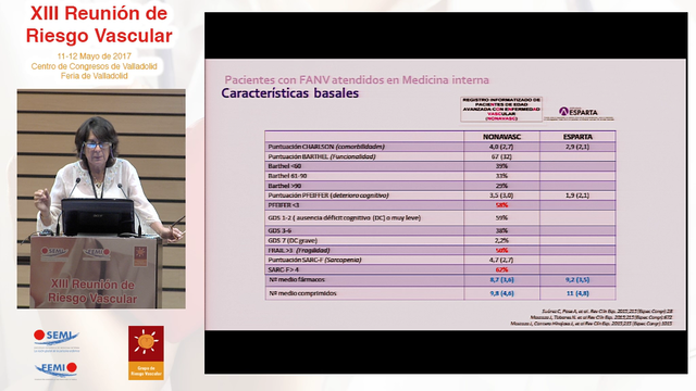 Resultados de estudios en Medicina Interna: NONAVASC Y ESPARTA