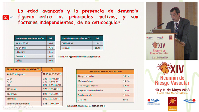 Varón de 75 años pluripatológico con fibrilación auricular