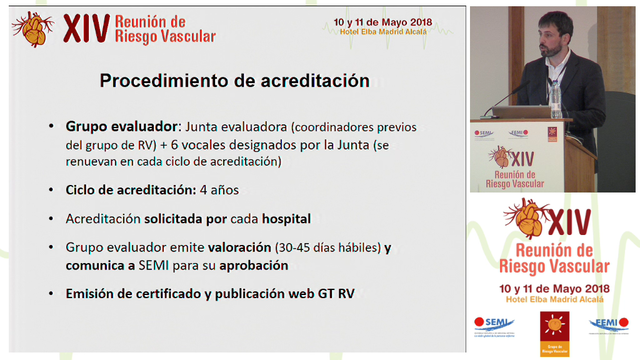 Acreditación de las unidades de Riesgo Vascular