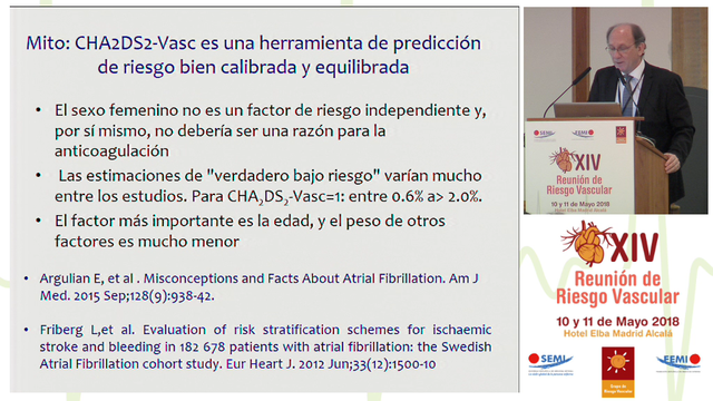 Verdades y mitos sobre la anticoagulación del paciente  pluripatológico con fibrilación auricular ¿qué más podemos hacer?