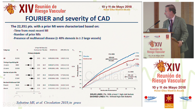 Nuevas evidencias en el tratamiento de la dislipemias en los pacientes de muy alto riesgo cardiovascular