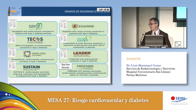 Mesa 27: Nuevos horizontes en el manejo de la diabetes